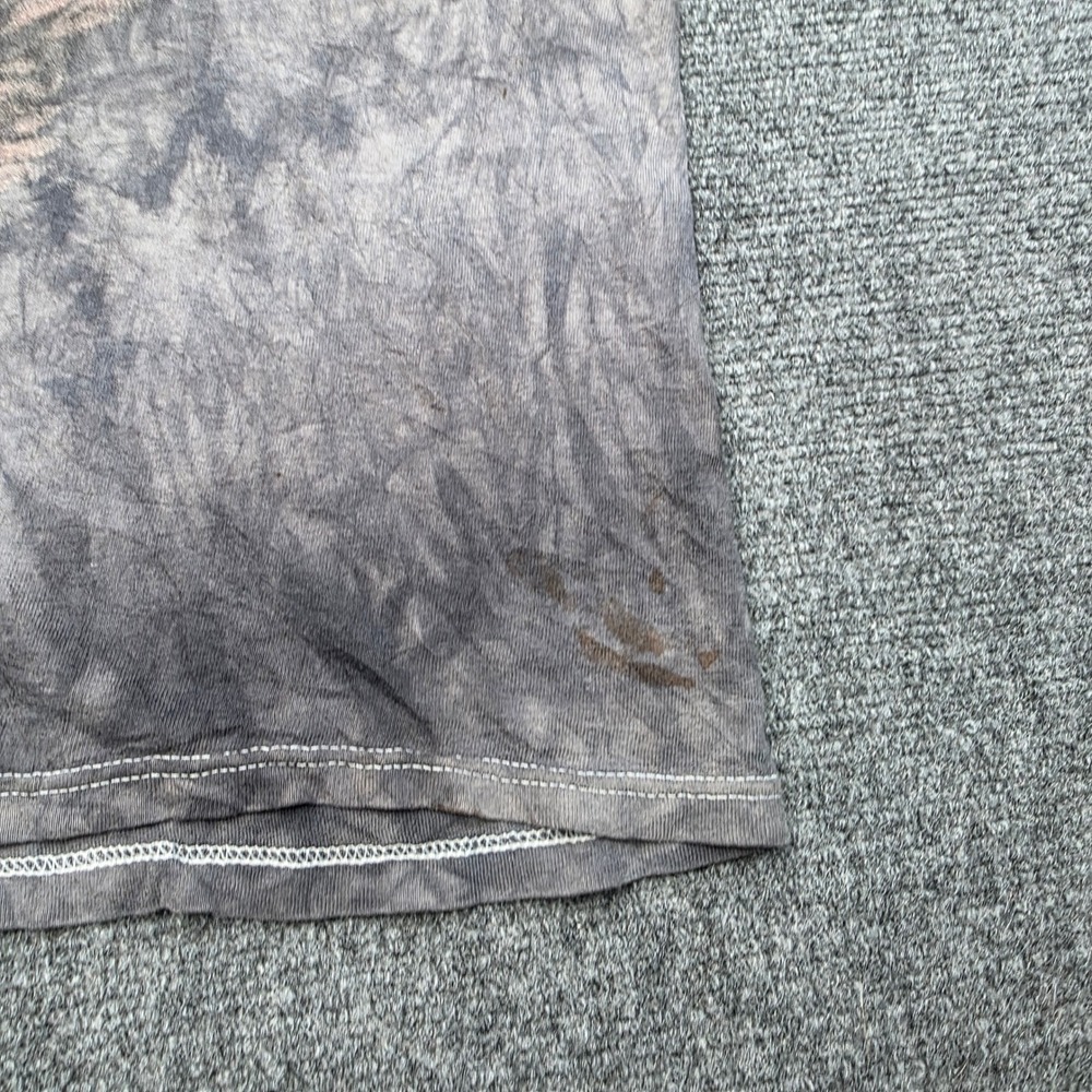 VTG Liquid Blue James Ryman Skeleton T Shirt 2XL Play Dead Skulbone Tie Dye‎ - Picture 4 of 9
